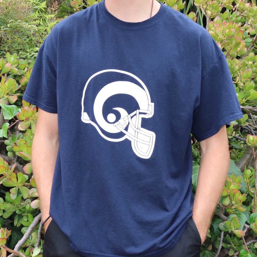 Navy-Blue LA Rams Tee
